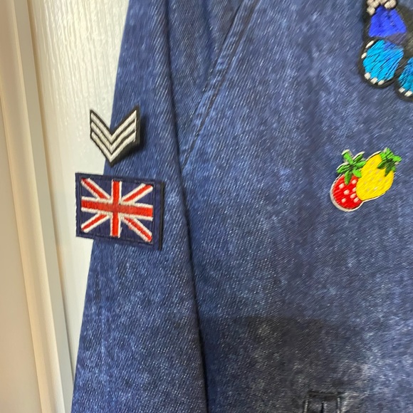 Adidas stonewashed denim jacket size XL - Picture 5 of 12